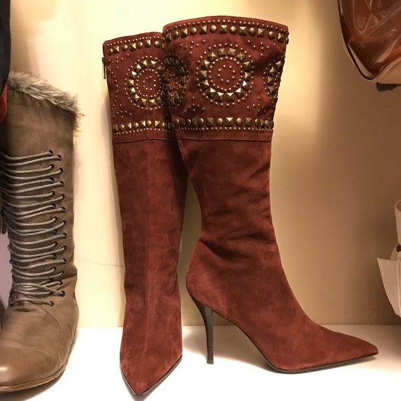 Gorgeous Collin Stuart Rockstud Boots 7.5 - Picture 4 of 7